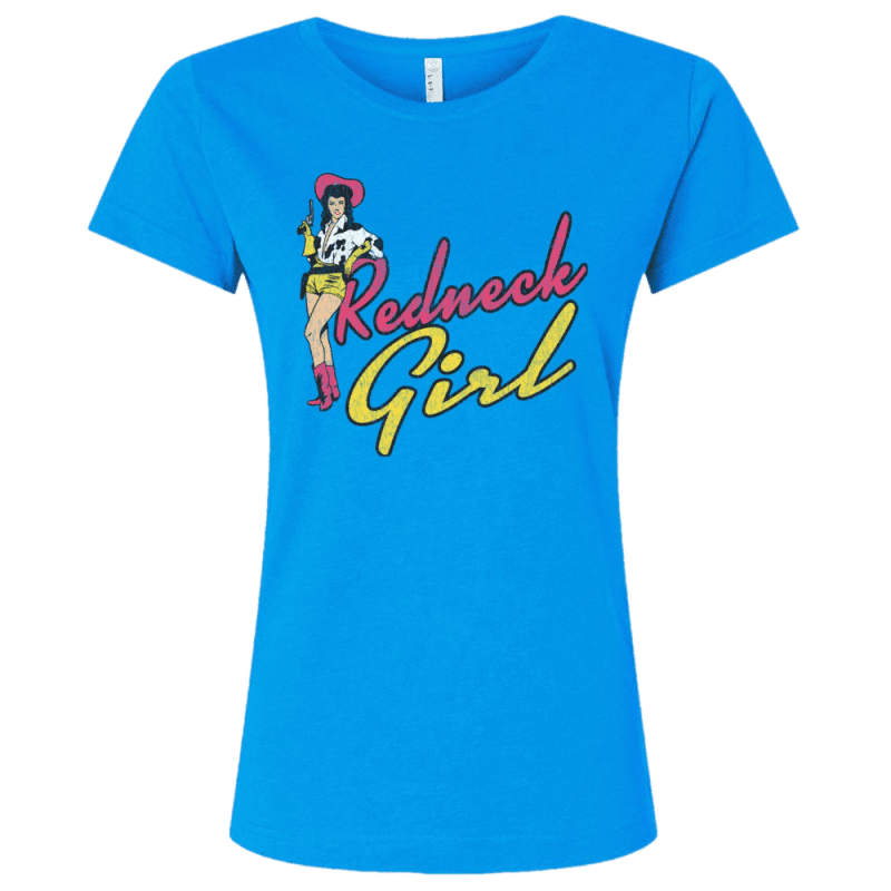 BBladiesturquoisereneckgirltee