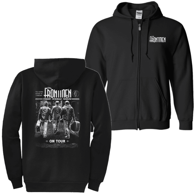 Frontmen black zip hoodie 2