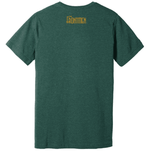 Frontmen heather forest Christmas tee back