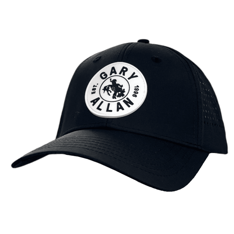 GA black golf hat