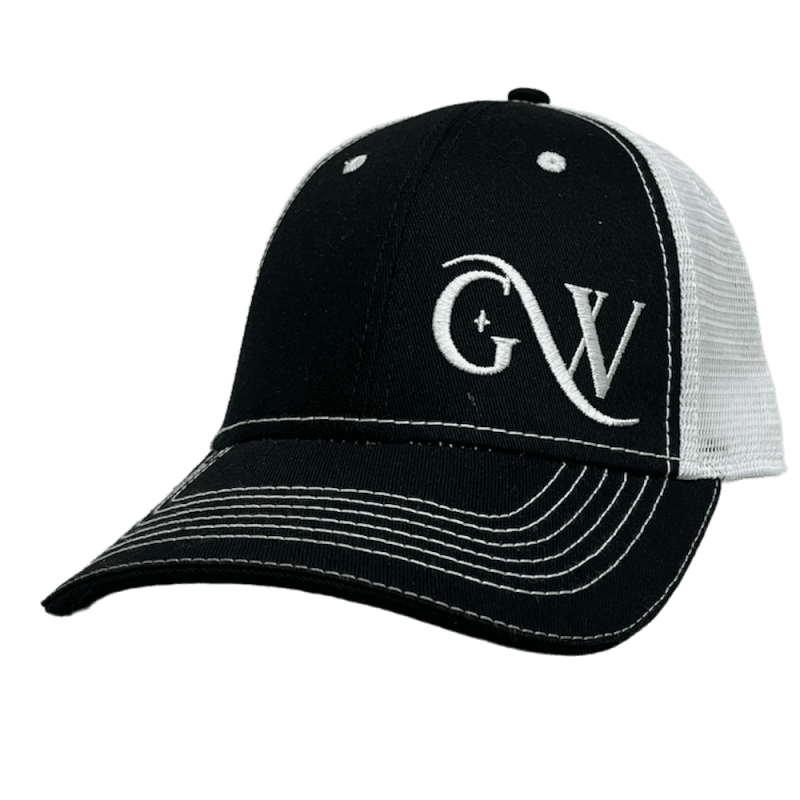 GEWwhiteandblackballcap