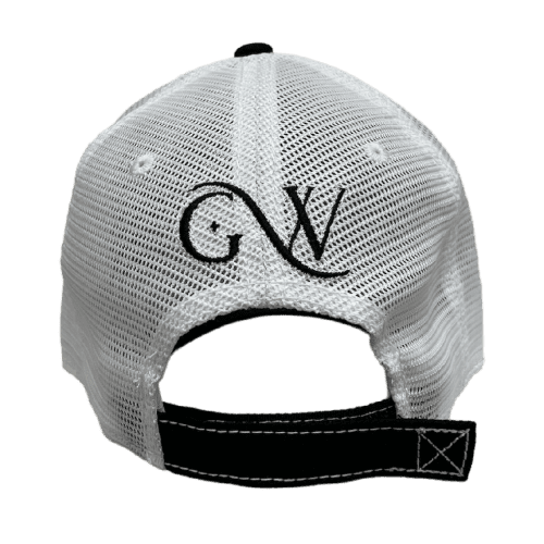 GEWwhiteandblackballcapback