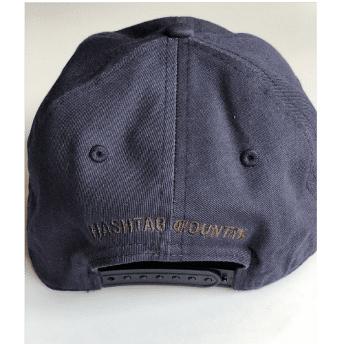 HClowprofilecircleleatherpatchhatnavyback