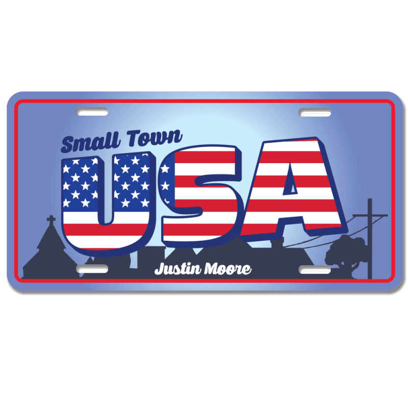 JM USA license plate