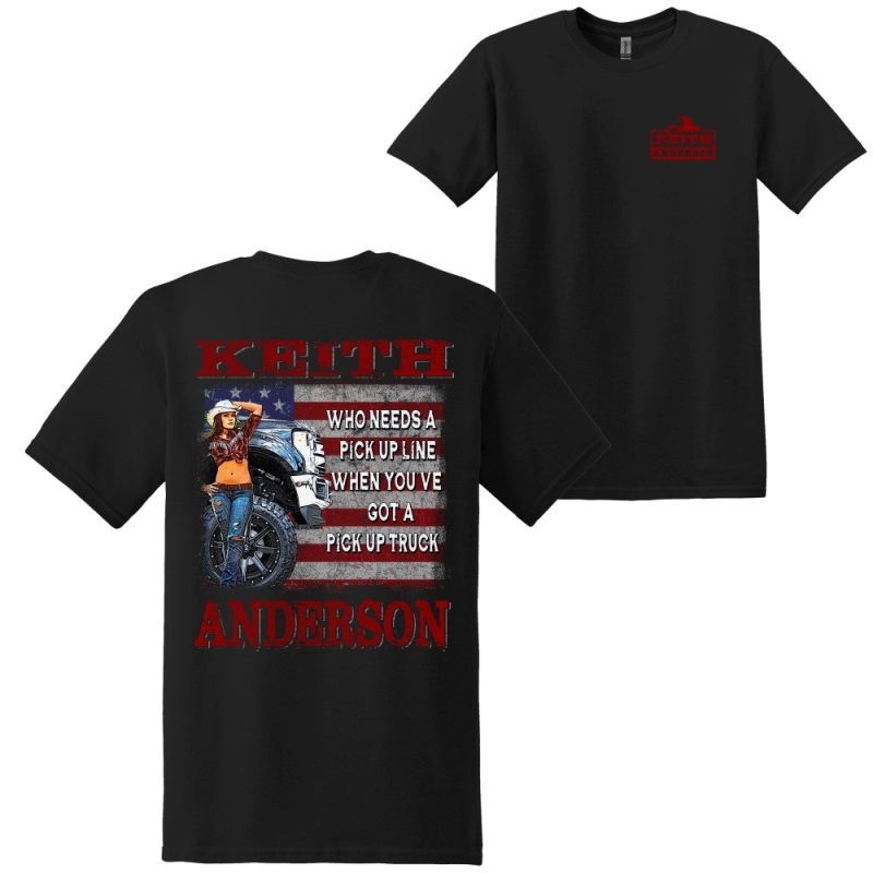 KA black truck tee front and back