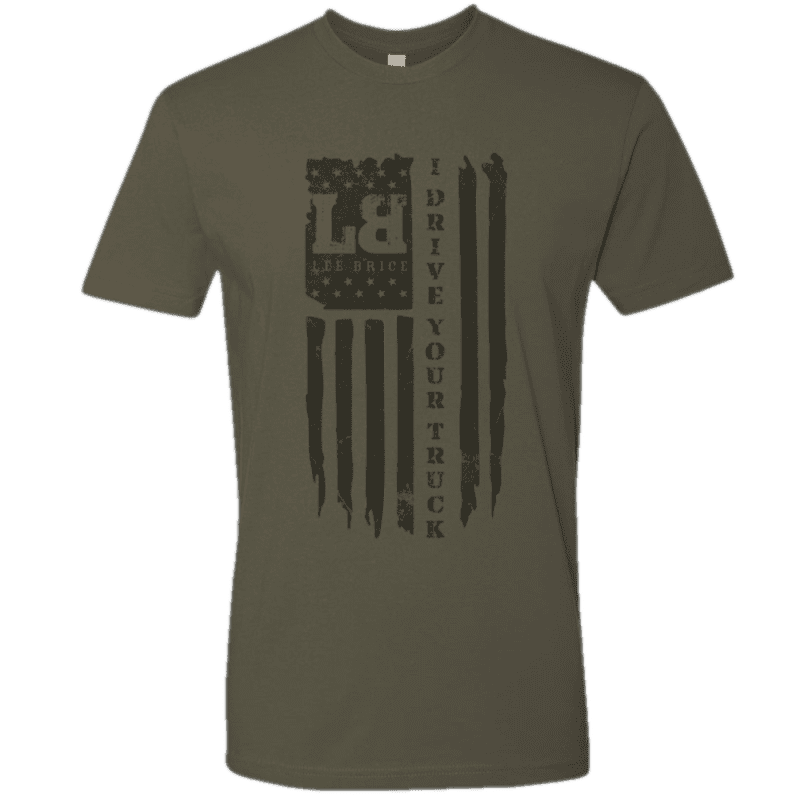 LEEBtruckmilitarygreentee