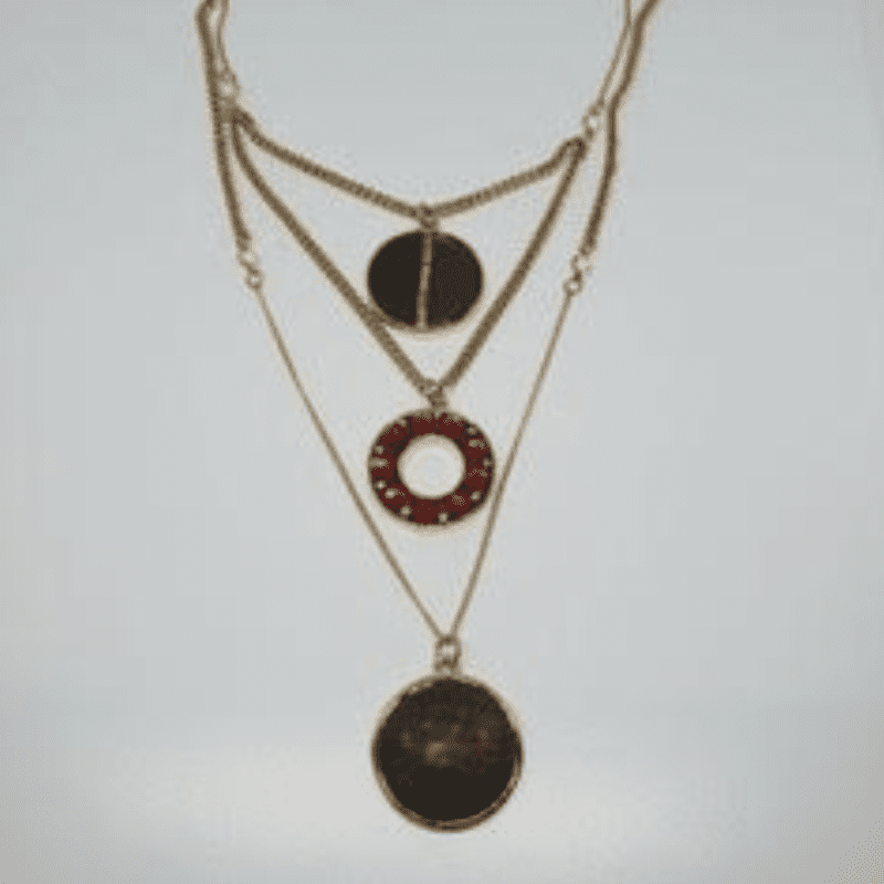 MO3rowpendantnecklace