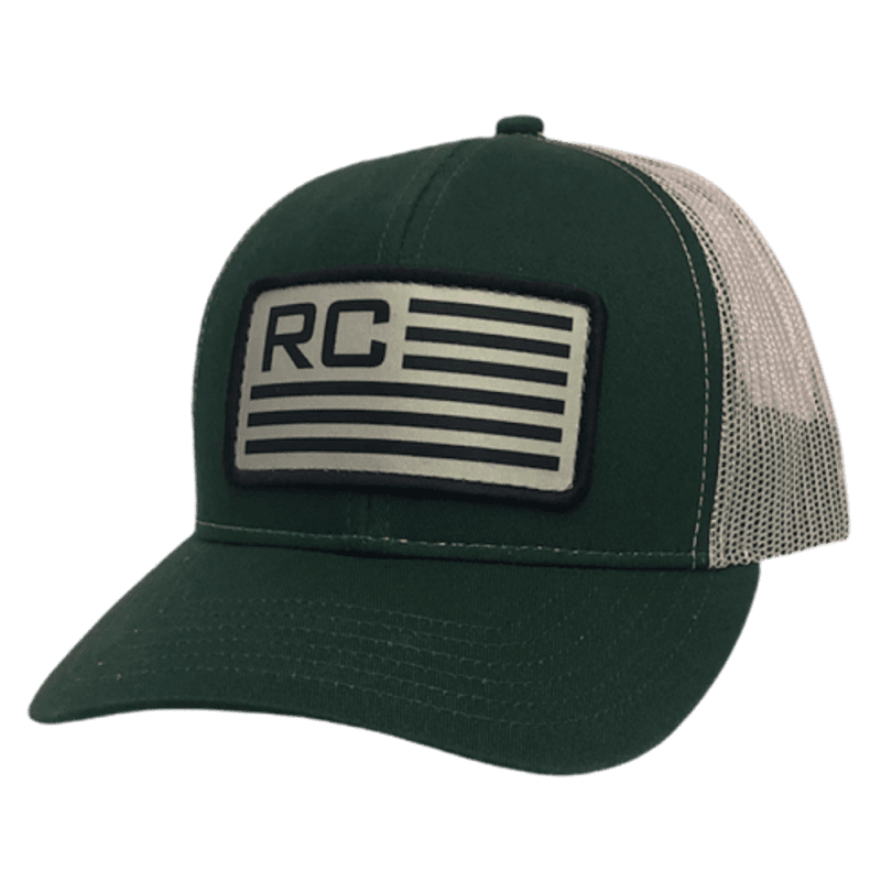 RCforestgreenandkhakiballcap