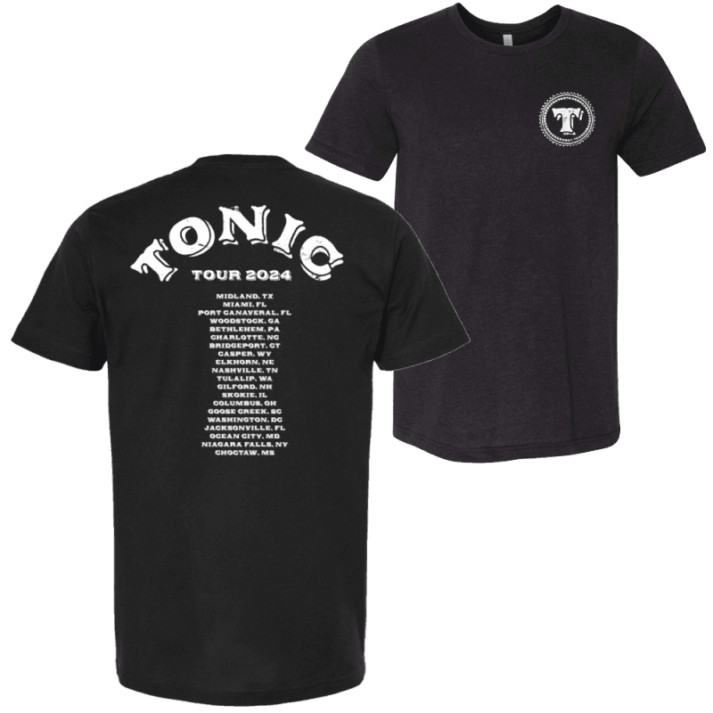 Tonic black tour tee