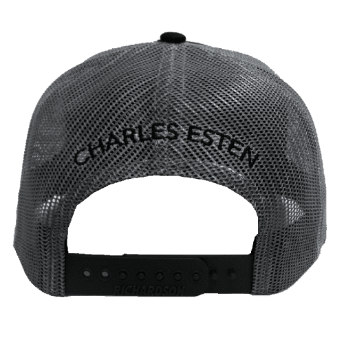 ce black and grey ballcap back